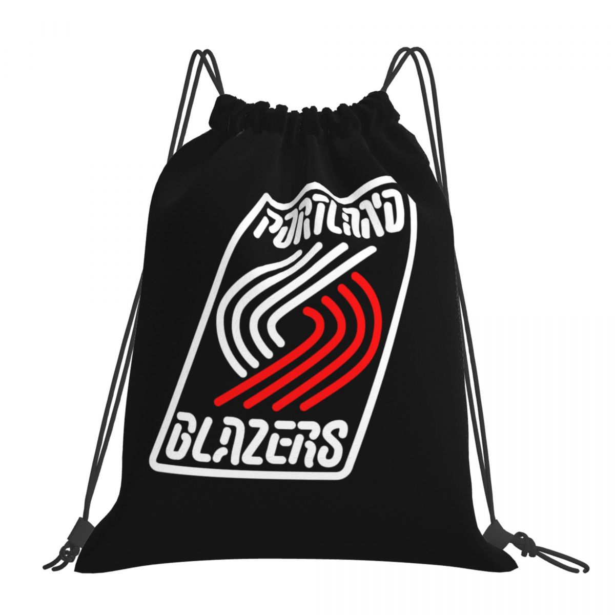 NBA Portland Trail Blazers Neon Unisex Drawstring Backpack Bag Travel Sackpack