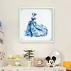 Blue And White Porcelain-Princess-11CT Stamped Cross Stitch 40*40cm/15.75*15.75in