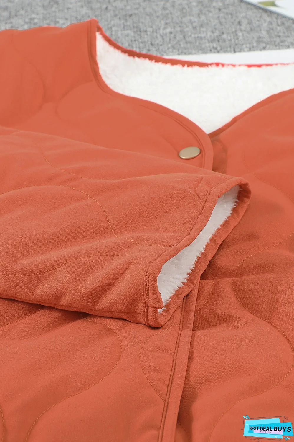 Buttoned Double-sided Coat