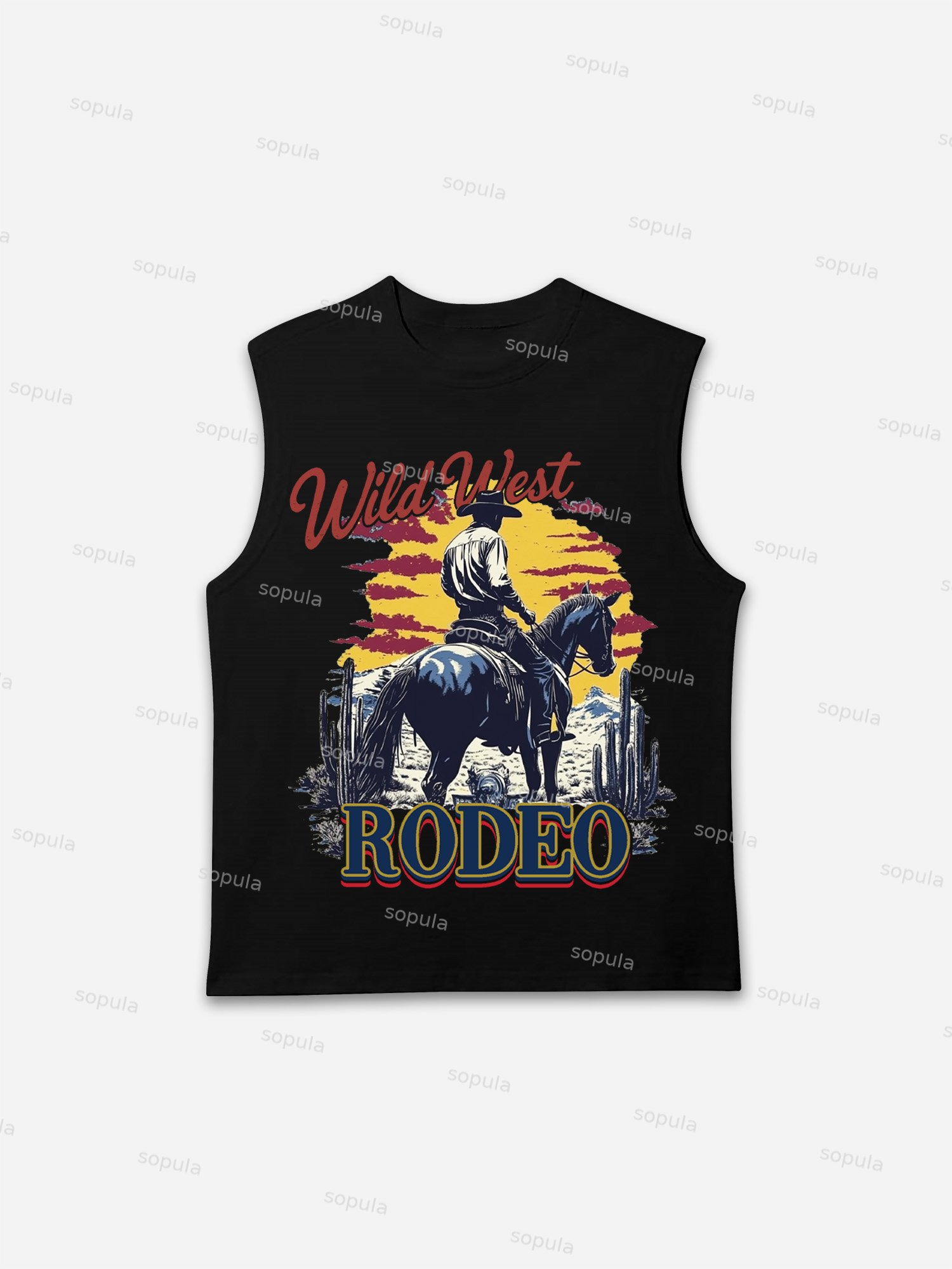 Coors Banquet Rodeo Classic Graphic Tank Top - Sopula｜Premium Graphic Tees & Graphic Clothing