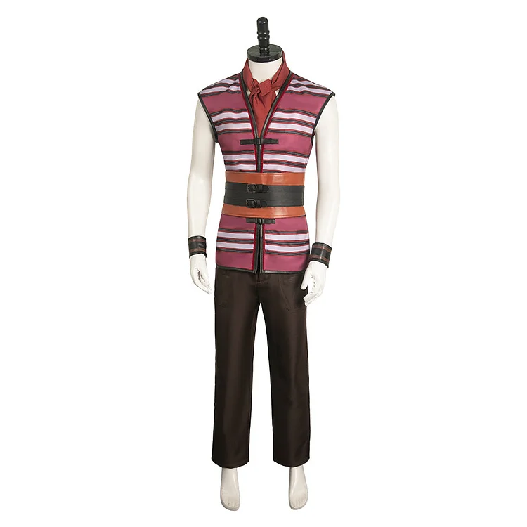 One Piece 2023 Buggy Red Striped Outfits Cosplay Costume Halloween Carnival Suit