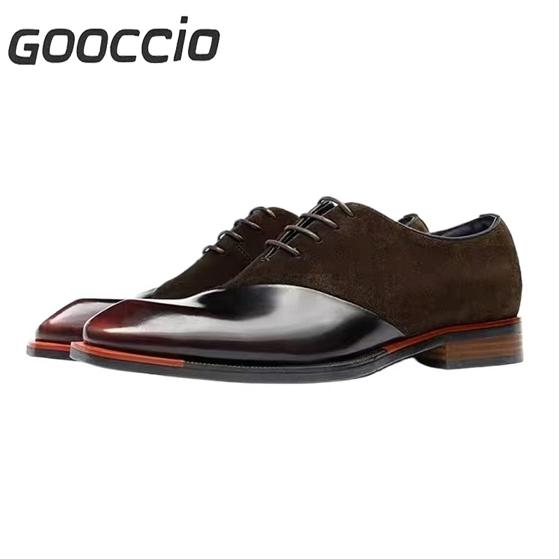 GD180 Cowhide Dress Shoes/Oxford Shoes For Men GOOCCIO   