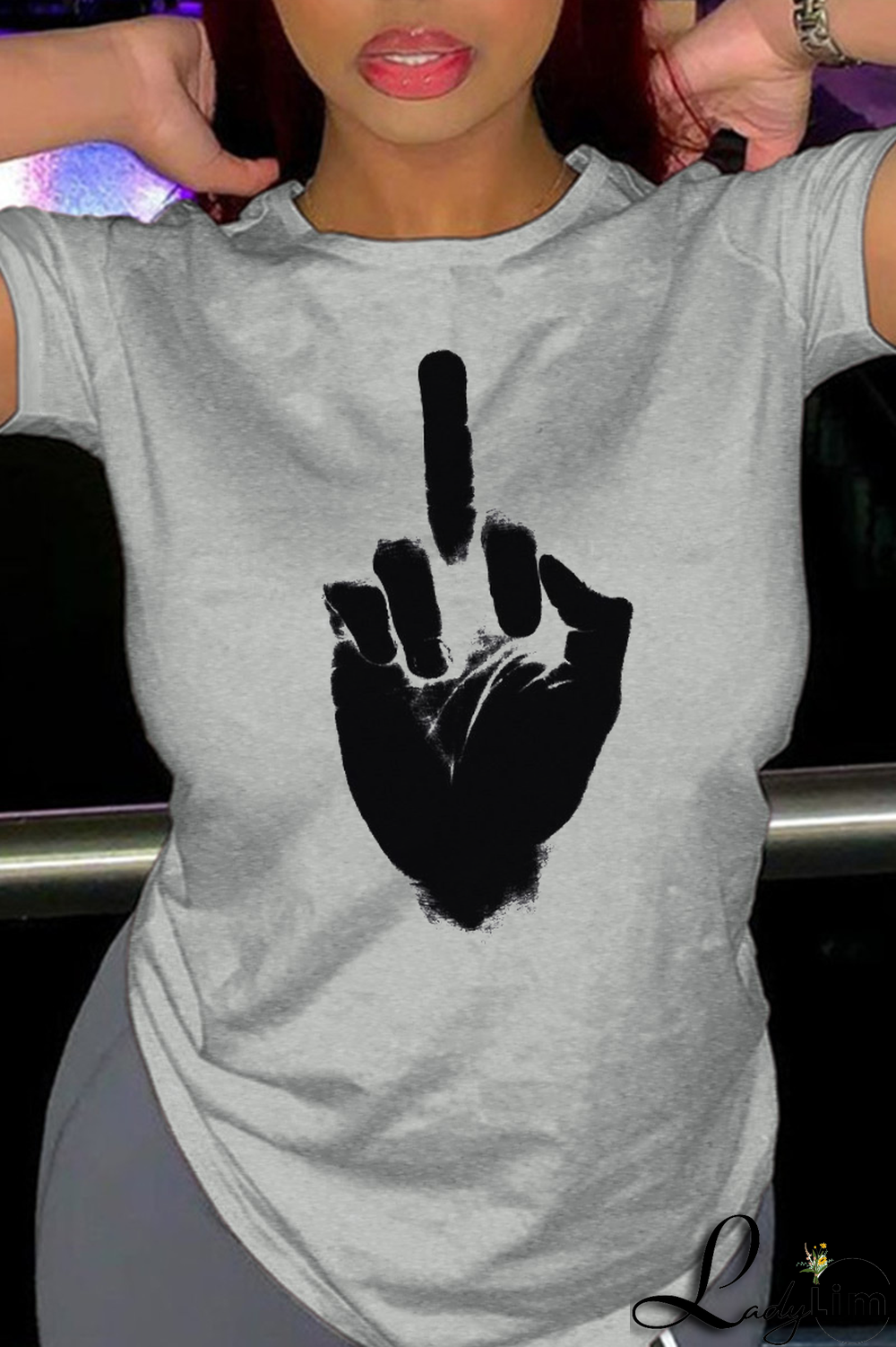 White Casual Daily Print Patchwork O Neck T-Shirts