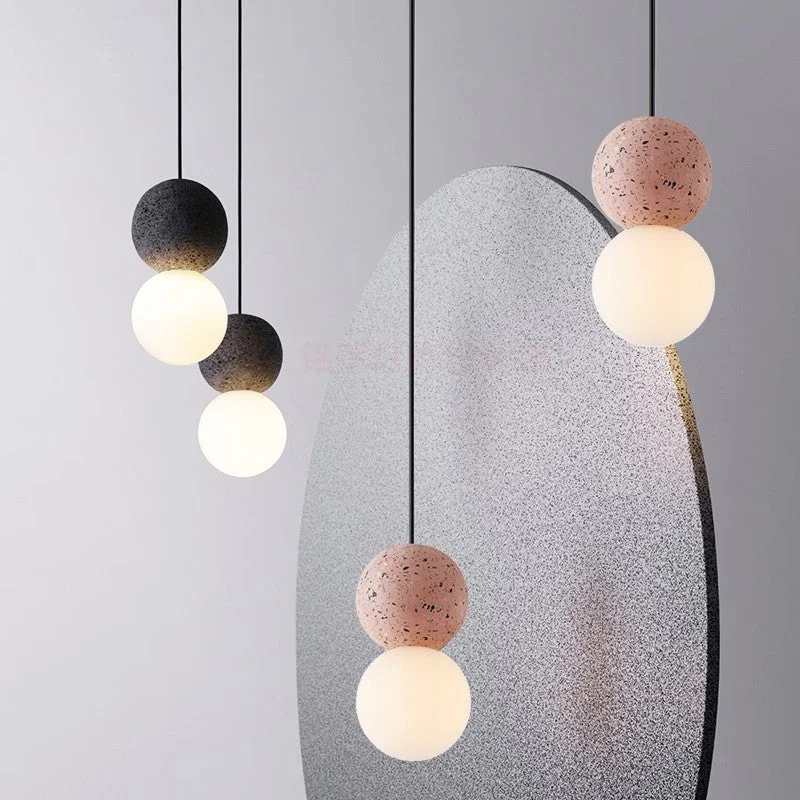 Aesthetic Terrazzo Pendant Light