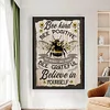 Bee Kind-11CT Stamped Cross Stitch 40*60cm (Big Size)