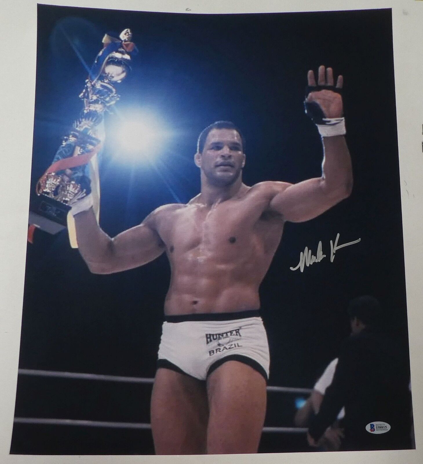 Mark Kerr Signed 16x20 Photo Poster painting BAS Beckett COA UFC 14 15 Pride Picture Autograph 0