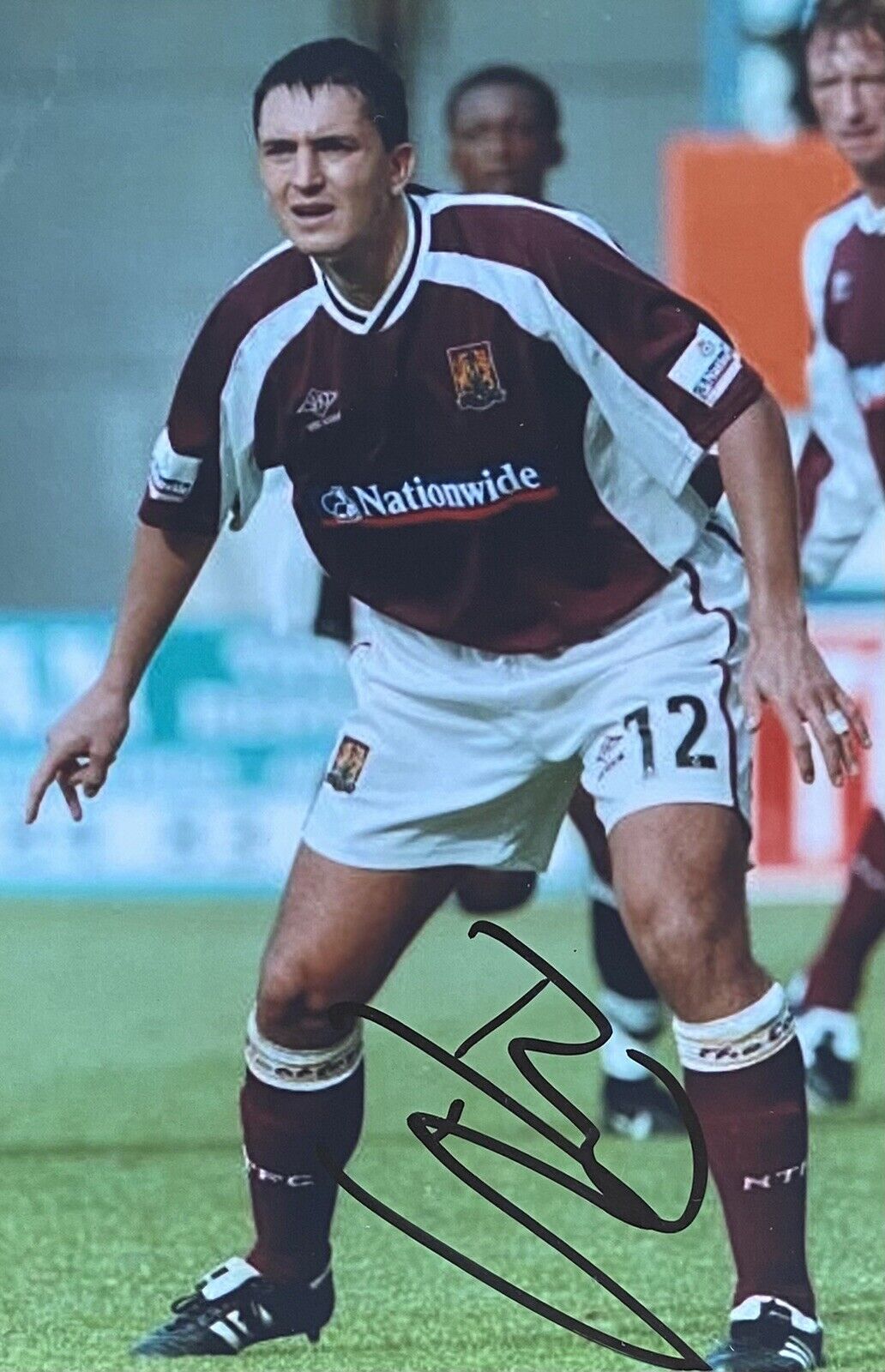 Richard Dryden Genuine Hand Signed Northampton Town 6X4 Photo Poster painting