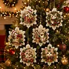 6pcs DIY Pearl Diamond Painting Christmas Tree Hanging Ornaments
