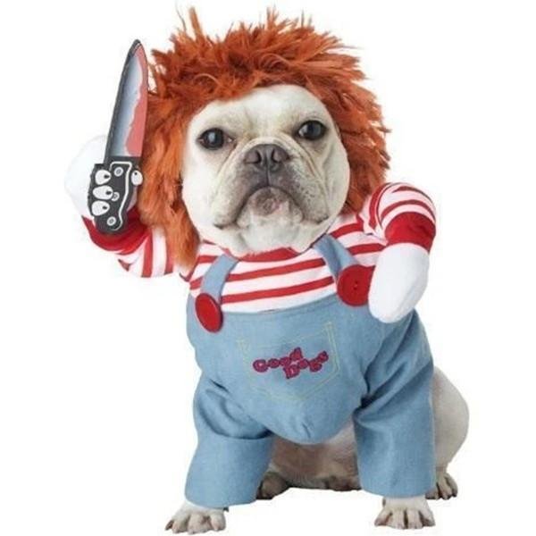 DEADLY DOLL CHUCKY DOG & CAT PET COSTUME