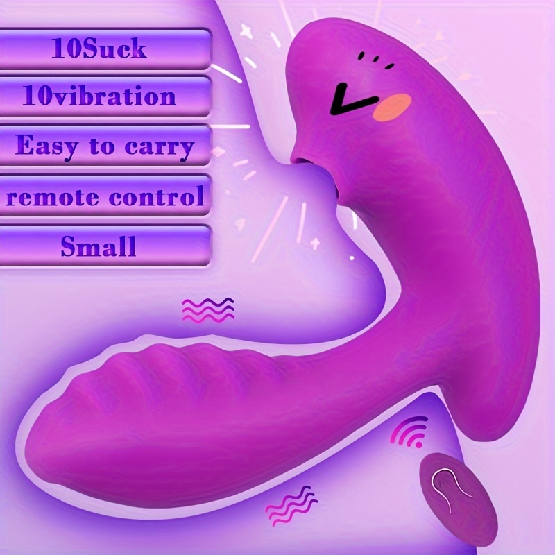 Remote Control Sucking Vibrator for Women