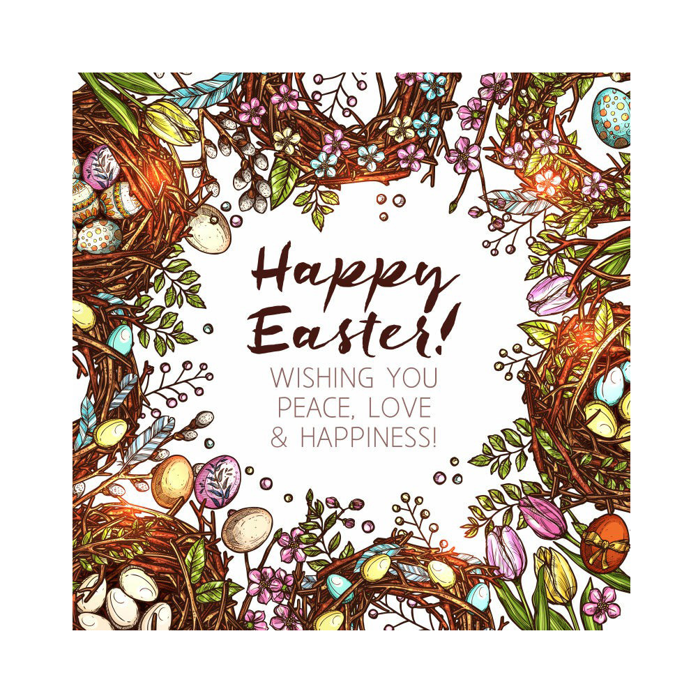 

Happy Easter - Round Drill Diamond Painting - 30*30CM, 501 Original