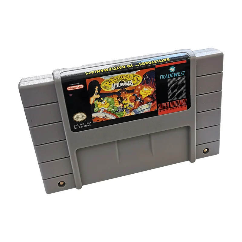 Battletoads in Battlemaniacs SNES For Super Nintendo Entertainment System - 16 Bit US Version Game Cartridge