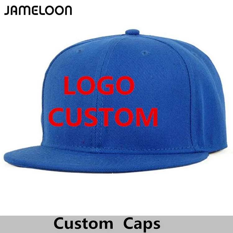 Custom Snapback HatLogo Text Photo Embroidery Adult Kids Personalized Hip Hop Team Family Cap Fast Shipment Snap Backs