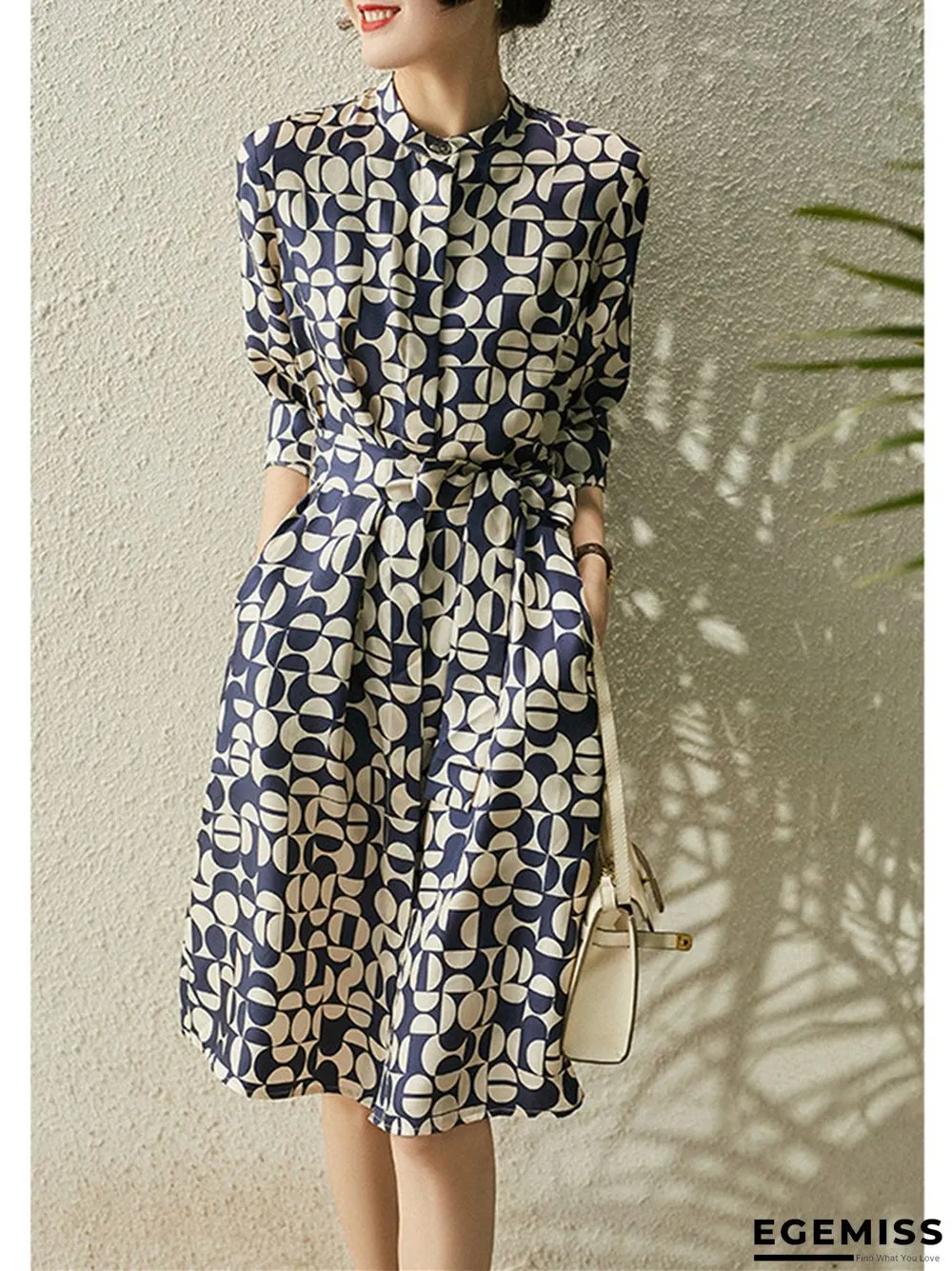 High Sense Skirt Silk Temperament Dress | EGEMISS