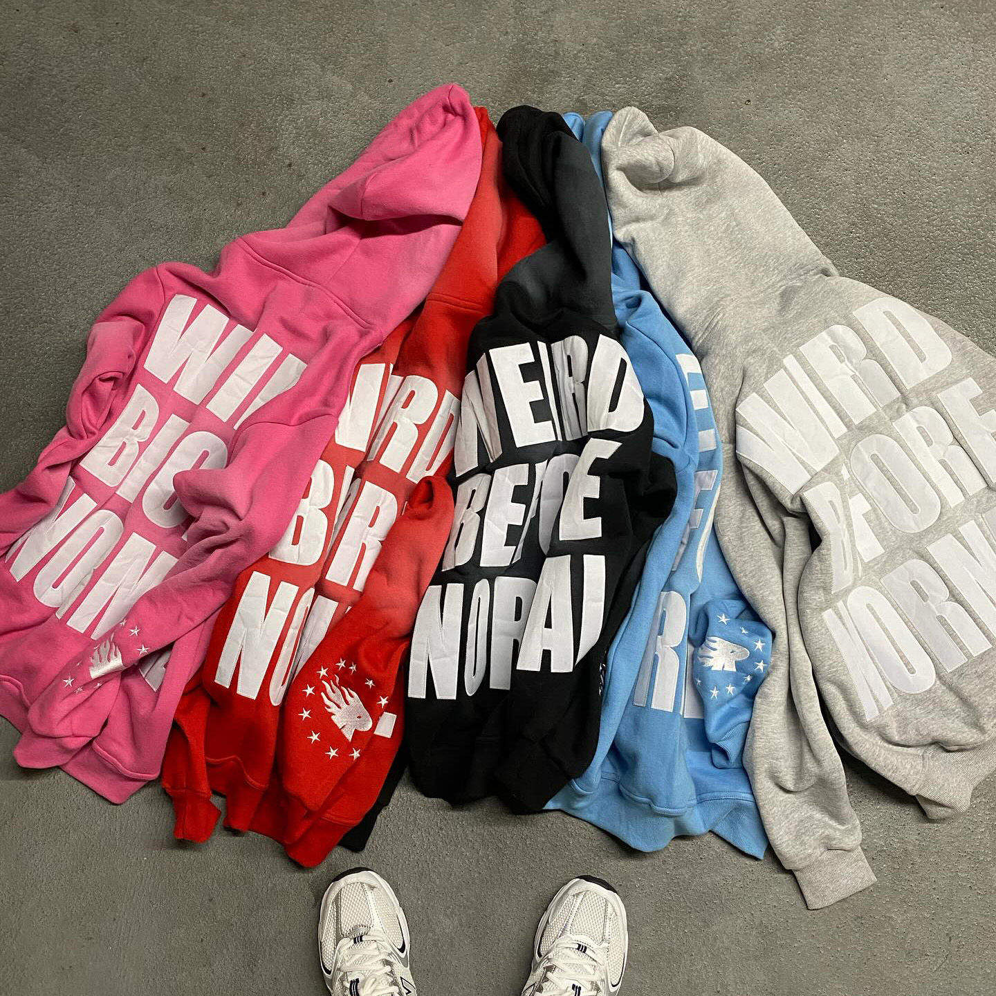 Risked Future Print Long Sleeve Zipper Hoodies