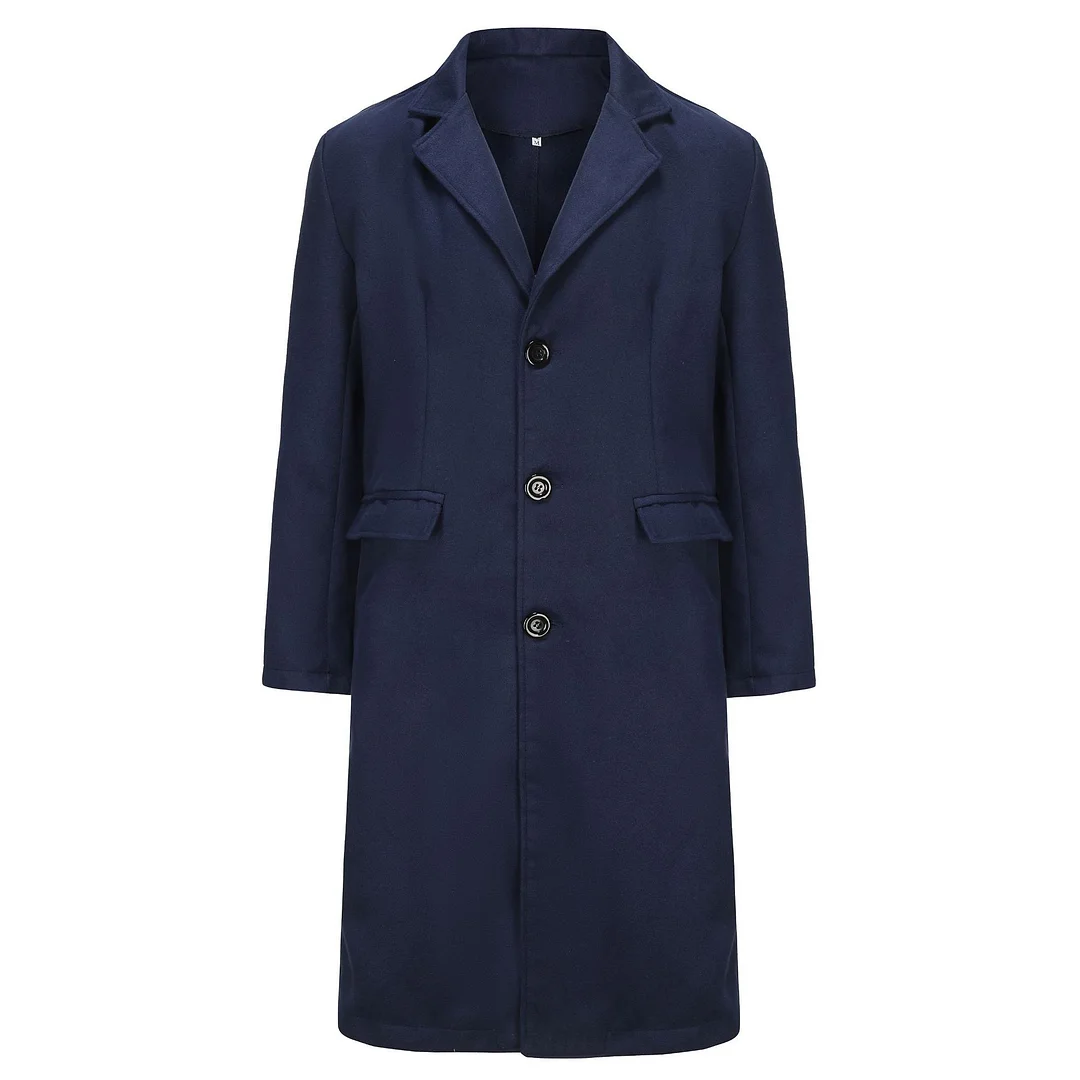 Nigikala Nigikala Men's Coat New English Men's Long Wind Coat Coat Man's Coat
