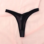 Curesgood New Seamless Thongs For Women Tiny Tangas Sexy Thong Lingerie Woman Translucent Mesh Strings T-back Underwear Tangalar T panties