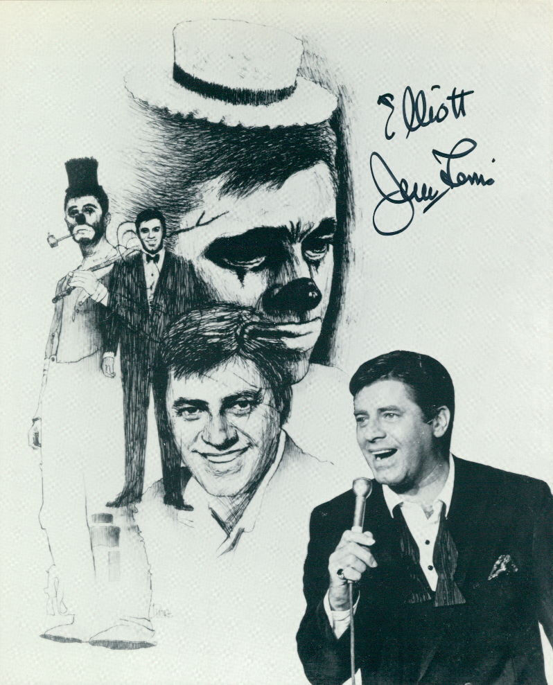 Jerry Lewis (Vintage, Inscribed) signed Photo Poster painting COA