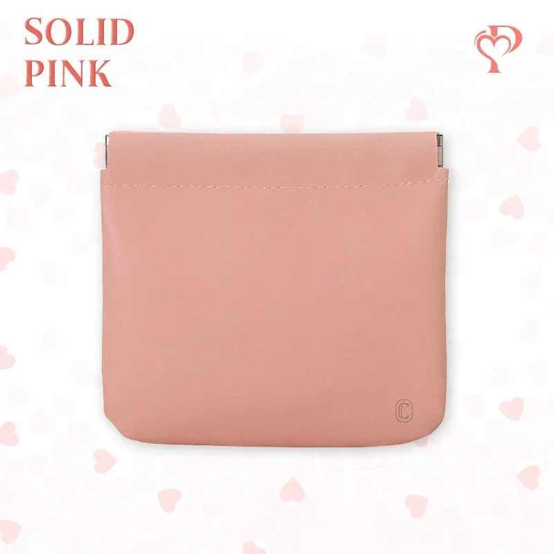 Pouchic - Personalized Snap Closure Leather Organizer Pouch