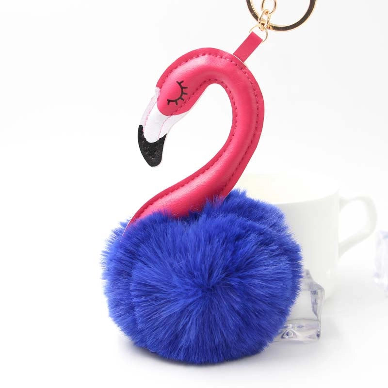 Plush Flamingo Bag Charms