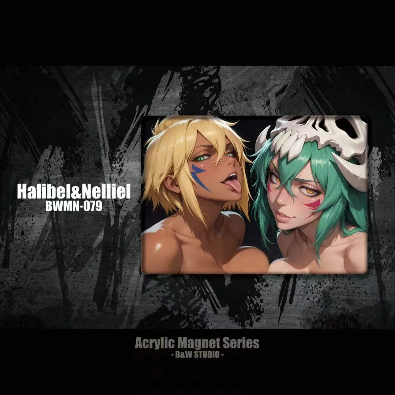 B&W Studio - Acrylic Fridge Magnet Tier Harribel X Nelliel Tu Odelschwanck BWMN-079 Bleach-