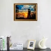 Lover In The Sunset  | Full Round Diamond Painting Kits