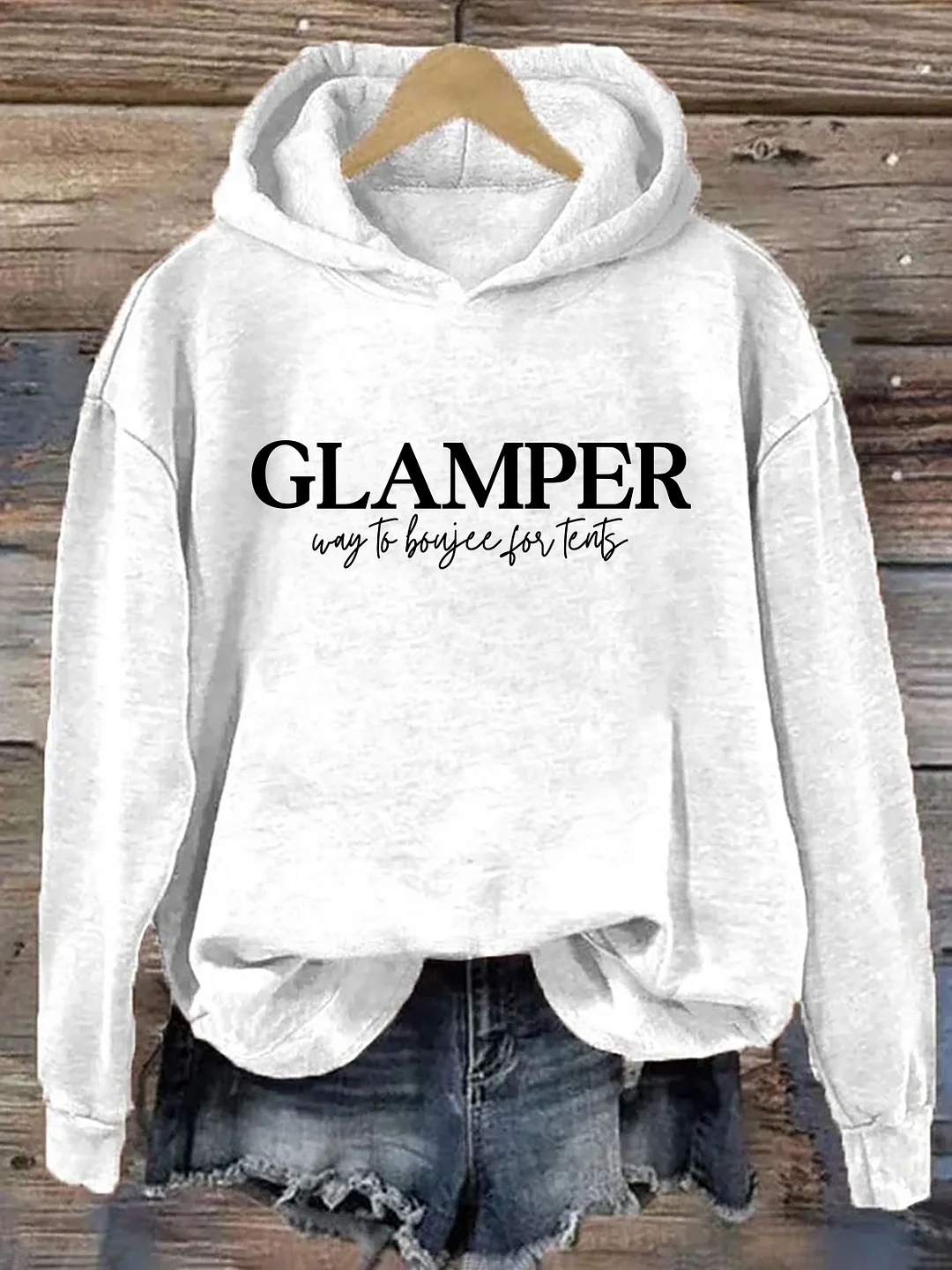 Glamper Way To Boujee For Tents Hoodie