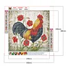>SALE<Home Decor Art 5D Diamond Painting Chickens Resin Wall Picture