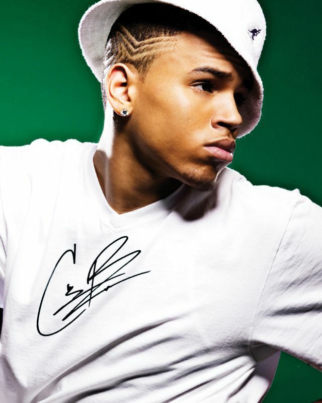 Chris Brown Autograph Signed Photo Poster painting Print