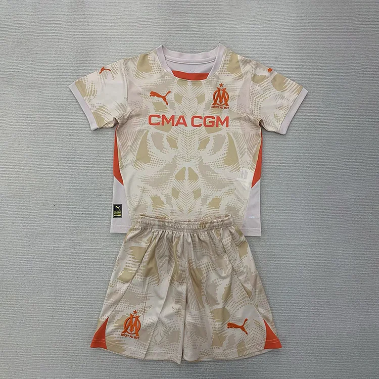 24/25 Marseille mud yellow goalkeeper Kids Set