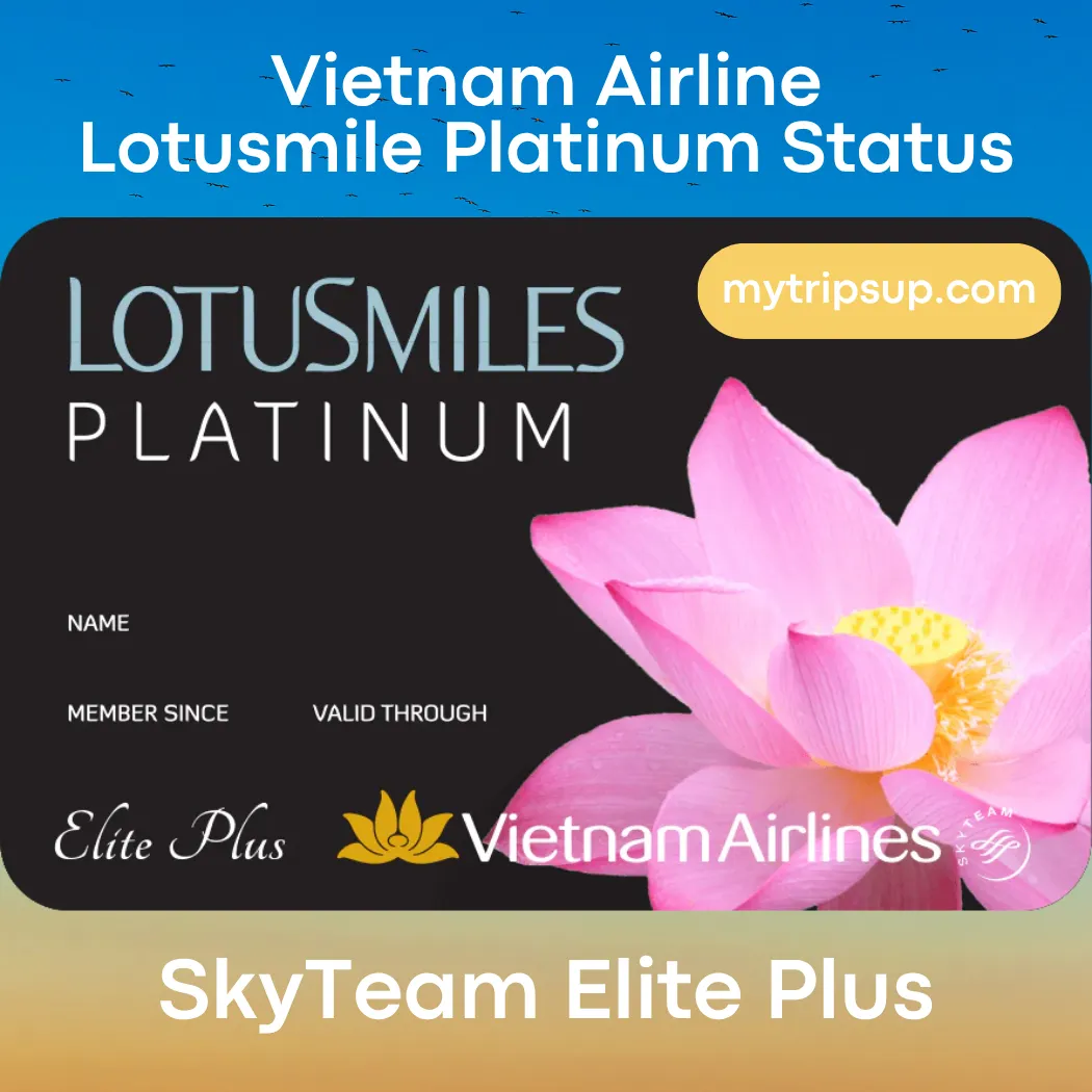 mytripsup Vietnam Airlines Lotusmiles Platinum  SkyTeam Elite Plus Status 1 Year Delta