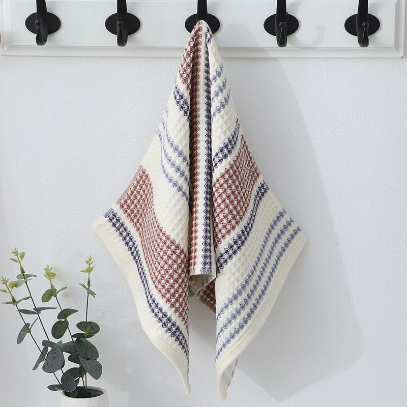 New Cotton Gauze Towel Gift Honeycomb Waffle Towel Daily Necessities Face Towel Cotton