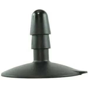 pornhint Pornhint Large Vac-U-Lock Suction Cup Plug Black - Dildo Dong Attachment