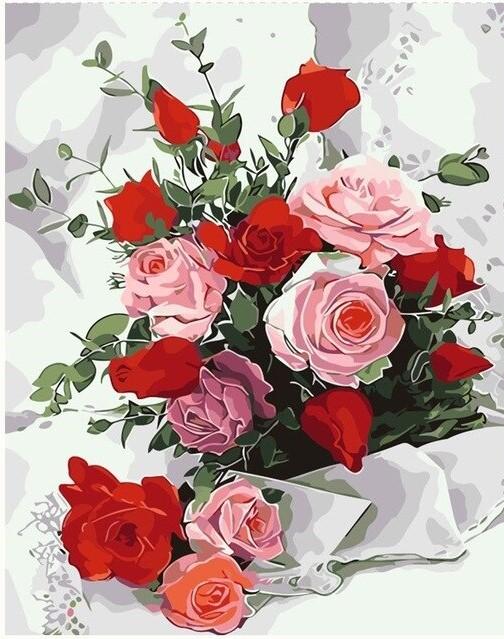 

Bride Flower Bouquet – Paint By Numbers - 40*50CM, 501 Original