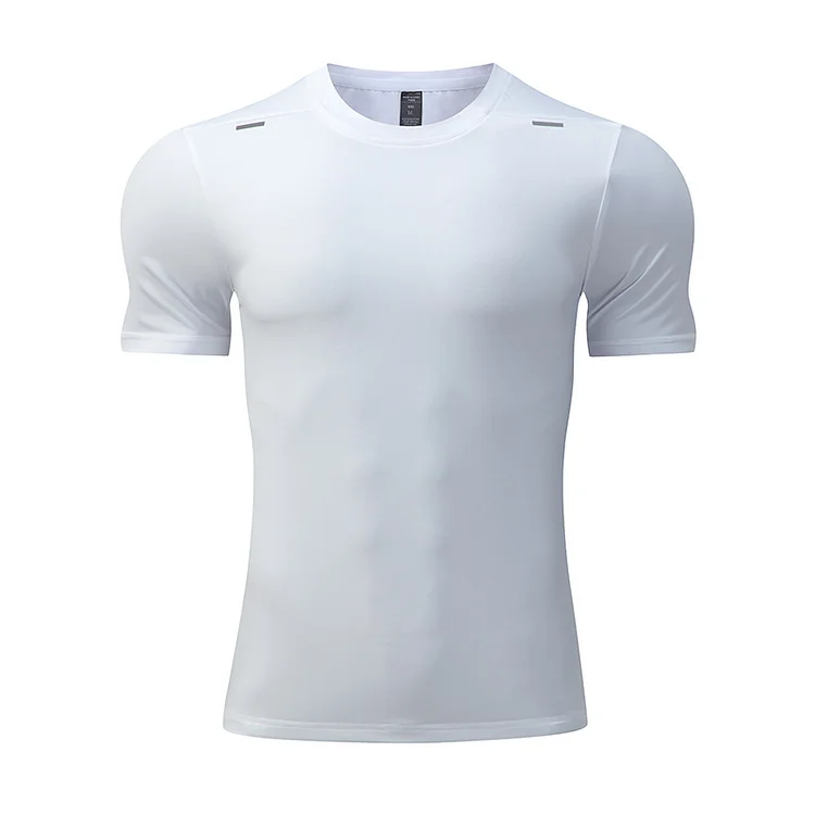 PASUXI Mens Quick drying Sports T shirt Round Neck Short sleeved Ideal for Outdoor Running and Fitness huanwei