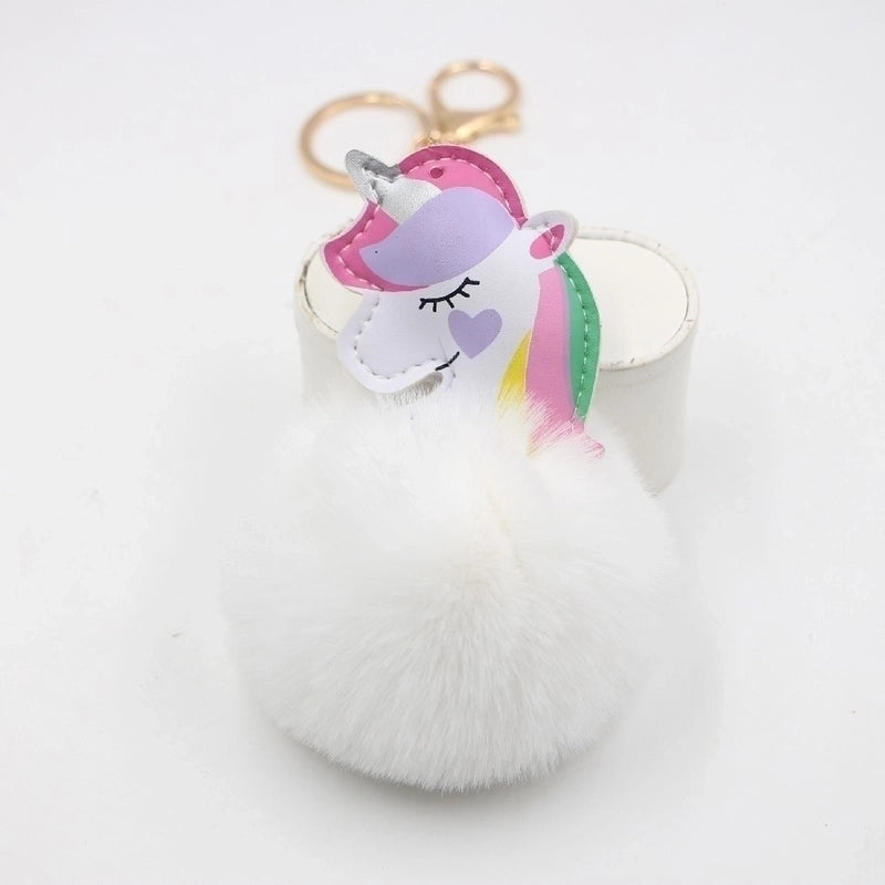 Cute Artificial Leather Women’S Keychain