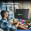  Eye Protection and Blue Light Blocks 9H Hardness Hanging Computer Screen Privacy Shield Compatible Computer Privacy Screen Filter