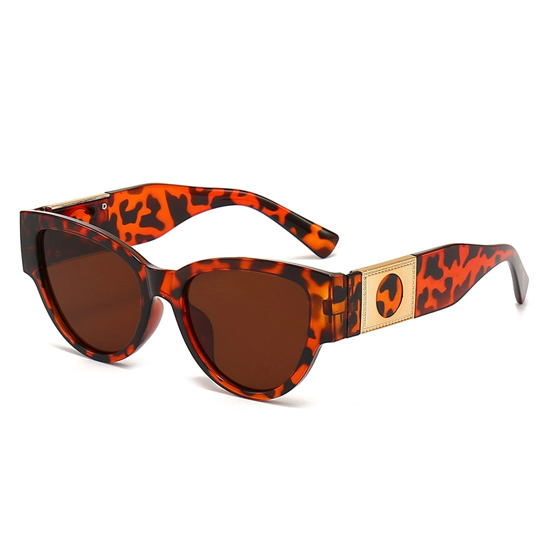 Casual Elegant Minimalist Geometric Pc Oval Frame Full Frame Women’s Sunglasses