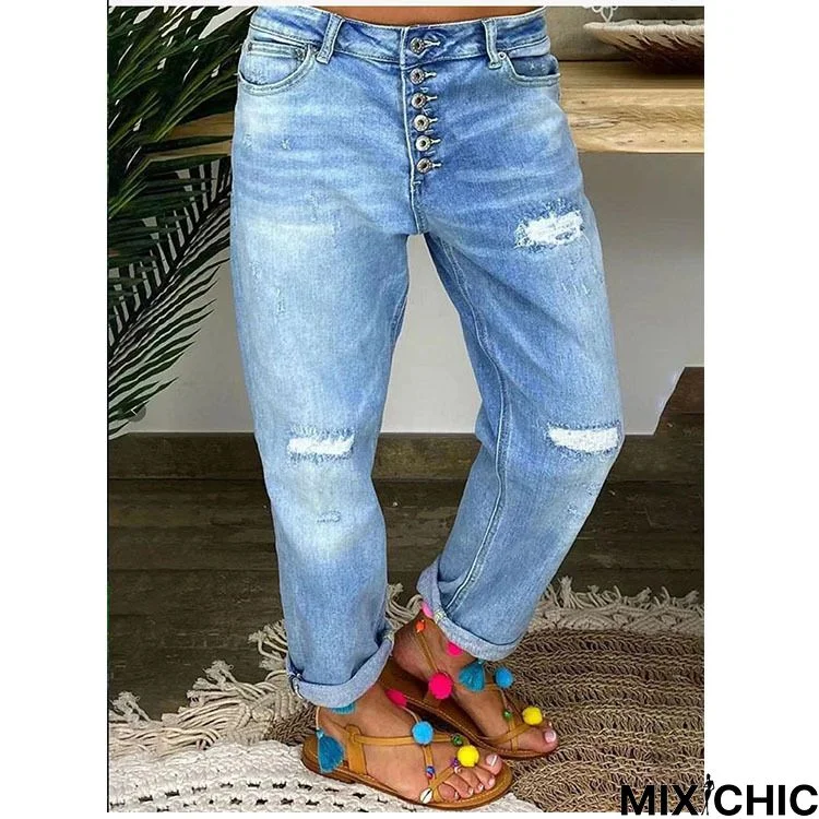Loose Casual Denim&jeans