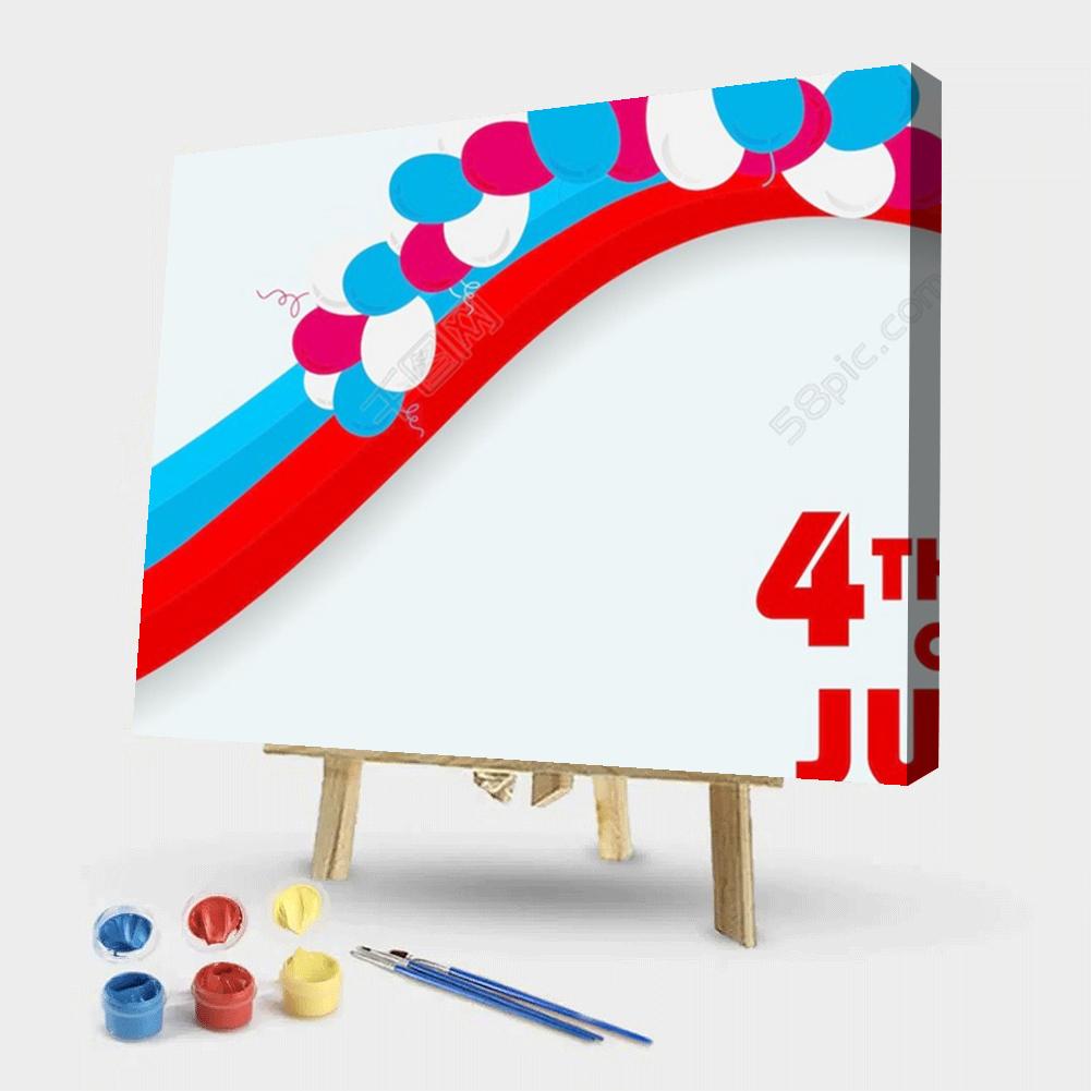 American Independence Day - Painting By Numbers - 50*40CM gbfke