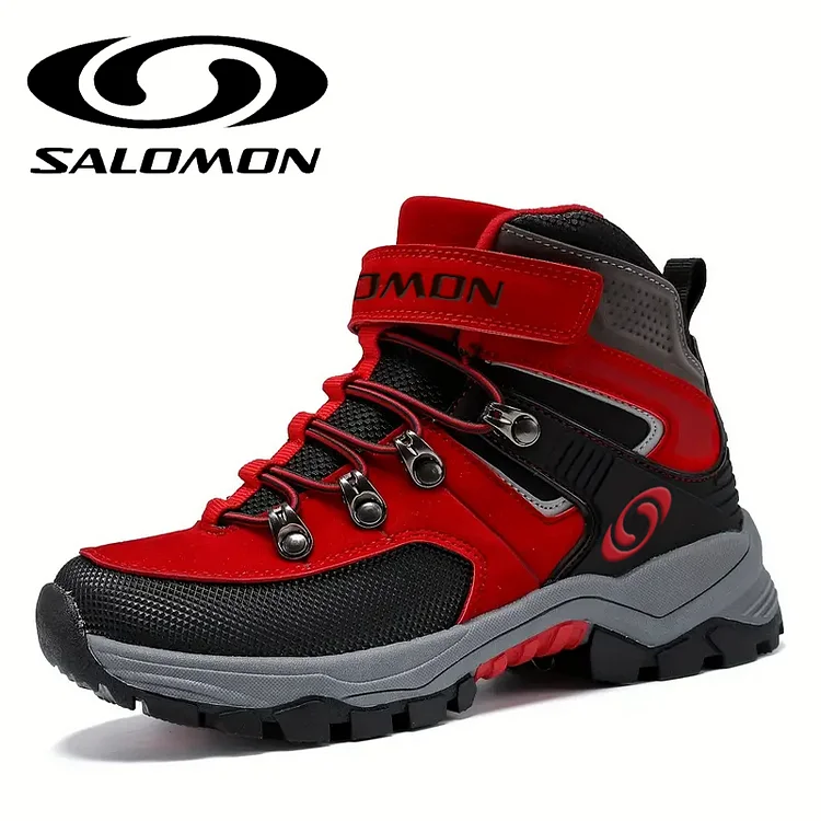 P&aacute;nsk&eacute; nepromokav&eacute; a prody&scaron;n&eacute; turistick&eacute; boty Salomon&reg; pro pr&aacute;ci i outdoorov&eacute; aktivity.