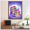 Cartoon Owl  | Full Round Diamond Painting Kits