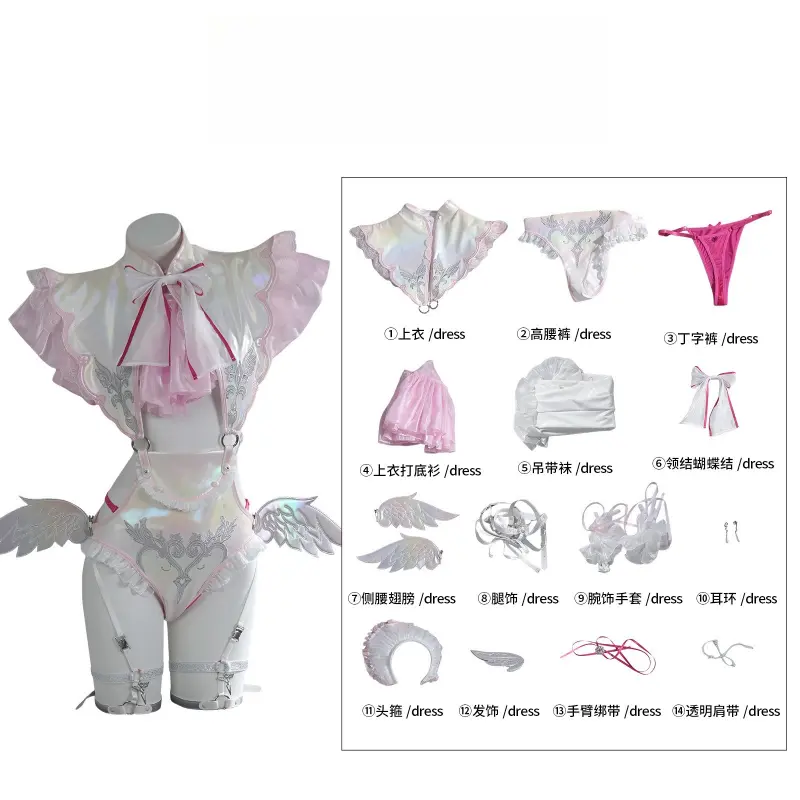 [Wetrose] Pre-Order Goddess of Victory: Nikke Dorothy Angelic Maid Game Outfit Cosplay Costume 