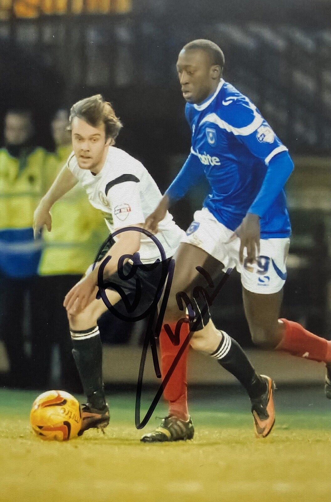 Toumani Diagouraga Genuine Hand Signed Portsmouth 6X4 Photo Poster painting 2