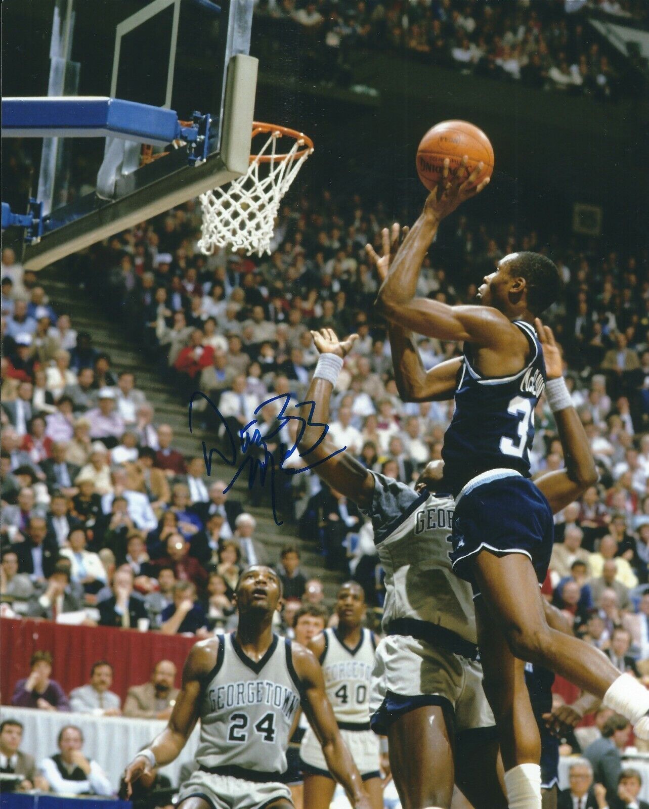 Autographed DWAYNE MCCLAIN Villanova University 8x10 Photo Poster painting - w/ COA