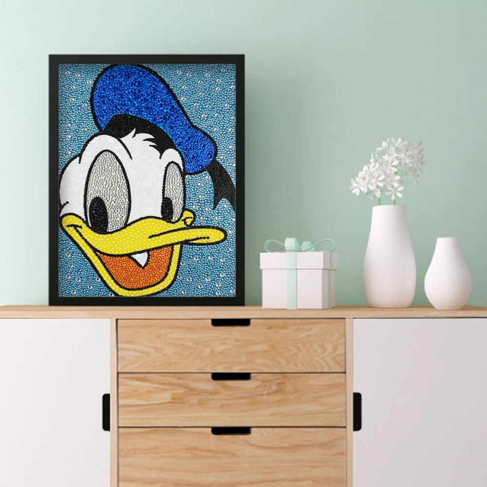 Diamond Painting - Full Crystal Rhinestone - Duck(30*40cm)