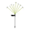 Outdoor Solar Garden Lights Waterproof LED Mushroom Jellyfish Lawn Light Reusable Color Change Gardening Stake Lighting for Courtyard Landscape Lawn Light