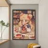 Dessert Tsukino Usagi-9CT Stamped Cross Stitch 65*80cm/25.59*31.5in(Big Size) tapestrymarket