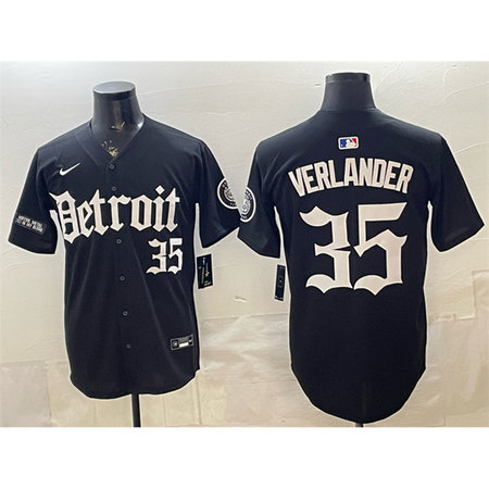 Youth Detroit Tigers #35 Justin Verlander 2026 Black 