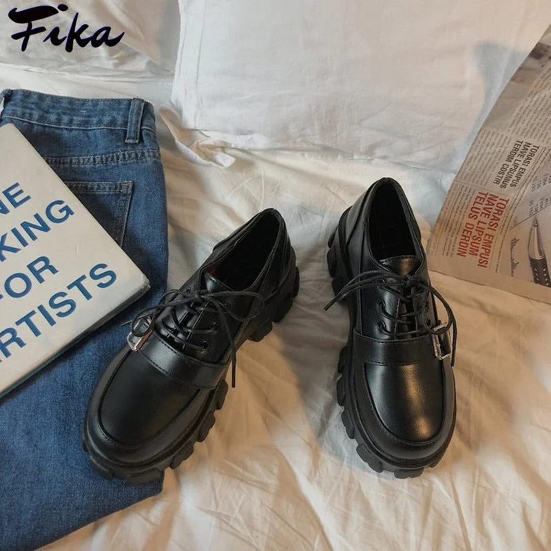 2021 Platform Mary Jane Shoes Round Toe Japanese School Uniform Jk Student Shoes Girls Women Kawaii Lolita Soft Low Heel Boots